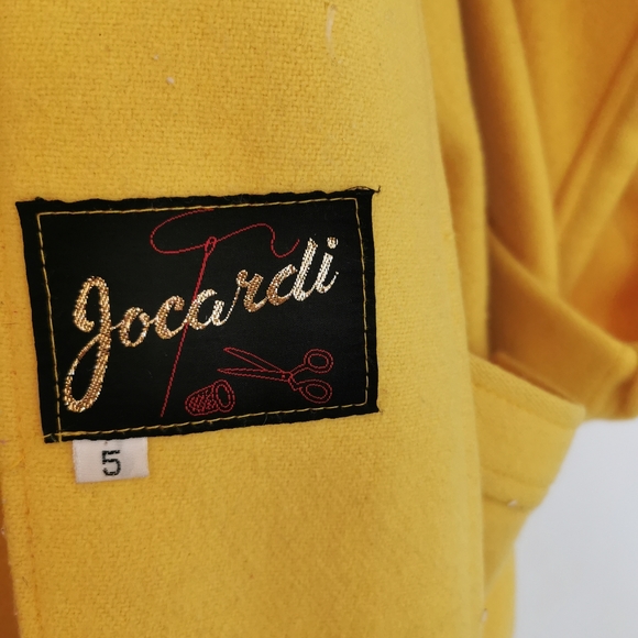 Sunny Yellow wool blazer coat - Picture 3 of 3